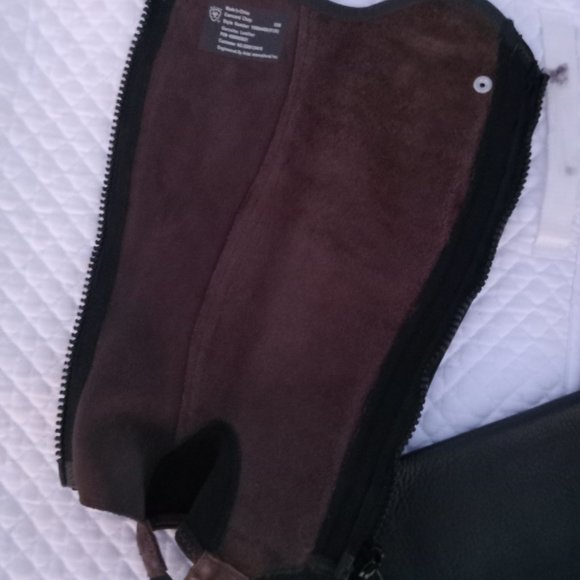NWT Ariat concord half chaps size XSM style 10004459 chocolate - Picture 6 of 9